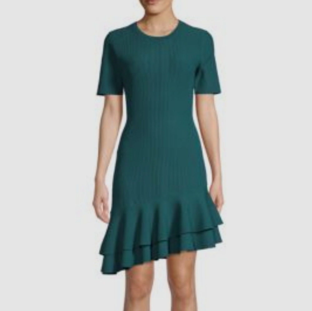 Diane Von Furstenburg | Adeline Ribbed Asymmetric Dress